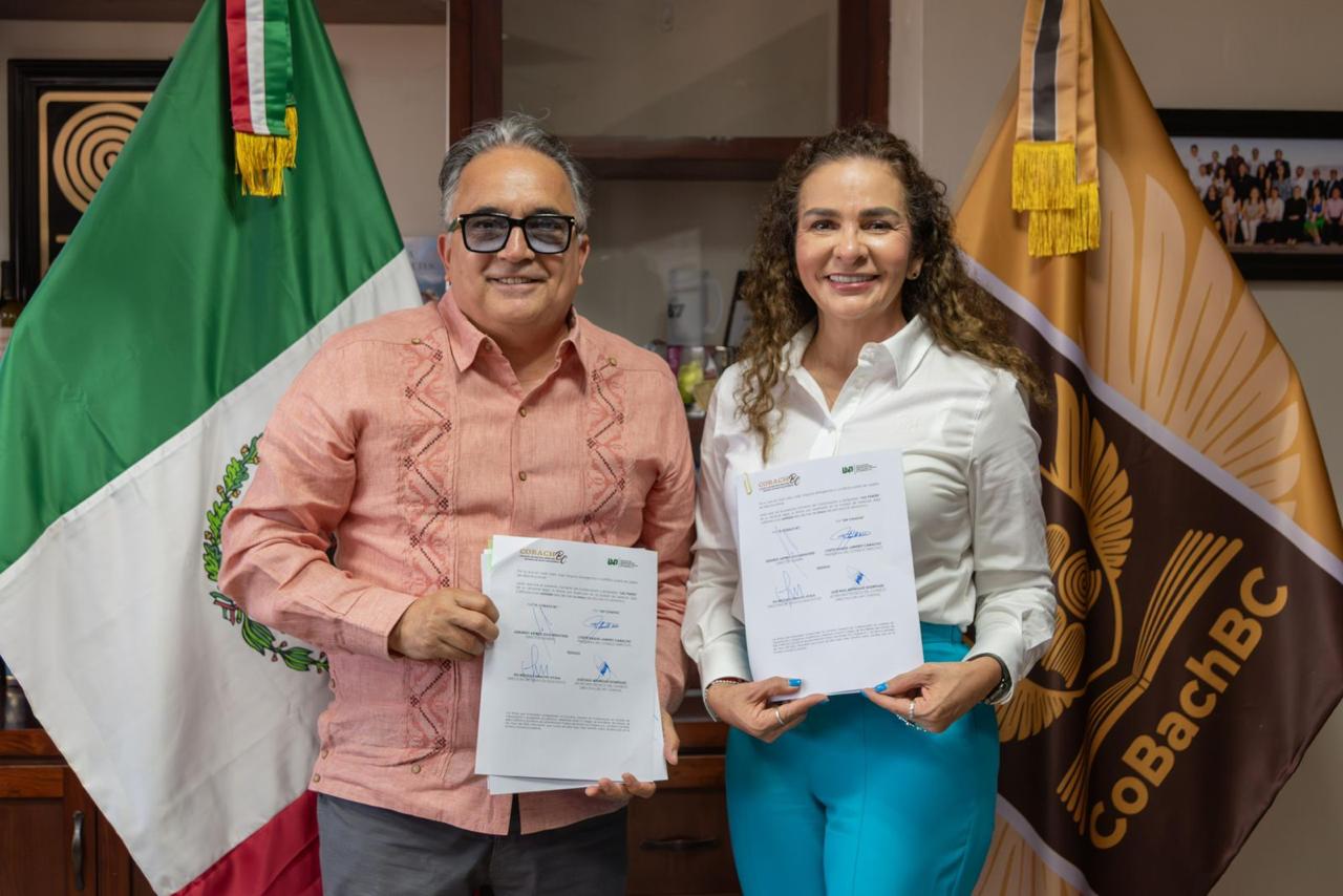 IAP Chiapas y COBACH Baja California suscriben convenio de colaboración para fortalecer la capacitación docente