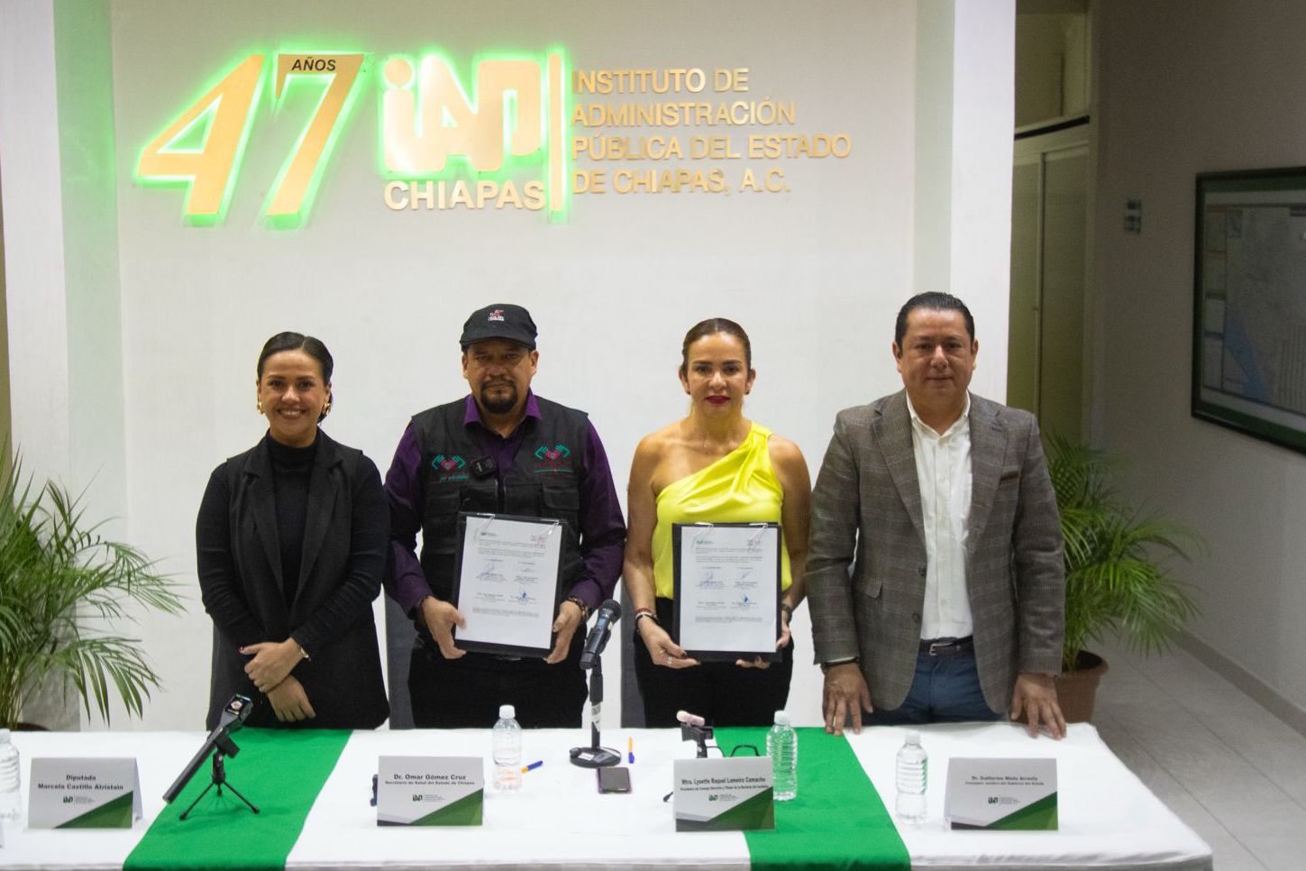 Firma IAP Chiapas convenio de colaboración con la Secretaría de Salud, unen fuerzas para fortalecer a los servidores del pueblo en la nueva ERA