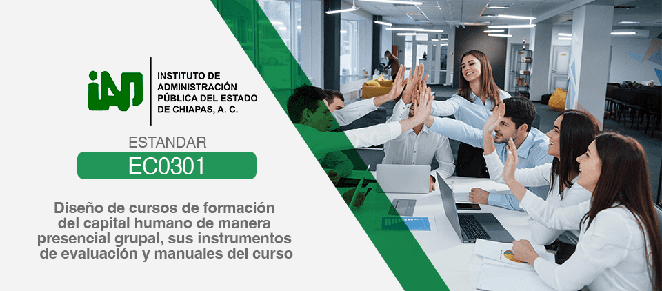 Imagen de Diseño de cursos de formación del capital humano de manera presencial grupal, sus instrumentos de evaluación y manuales del curso.